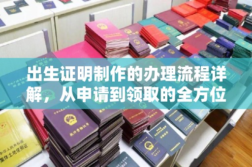 企石出生证明制作的办理流程详解，从申请到领取的全方位指南